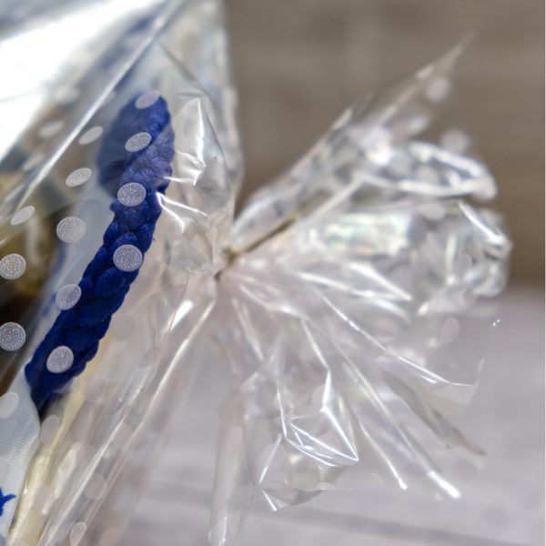 Detalle del lazo de la cesta regalo romero