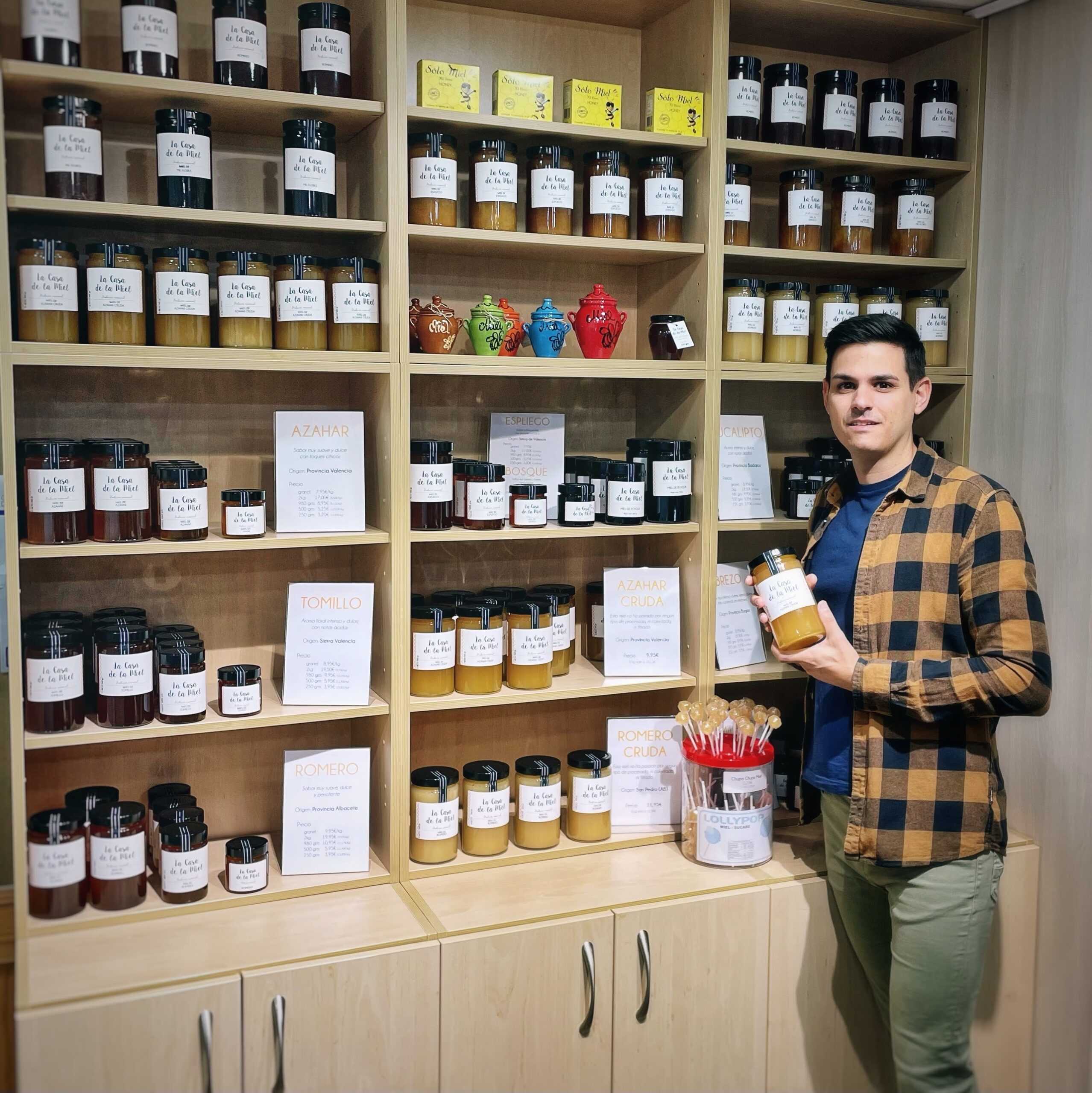 En La Casa de la Miel tenemos 8 variedades de mieles diferentes.